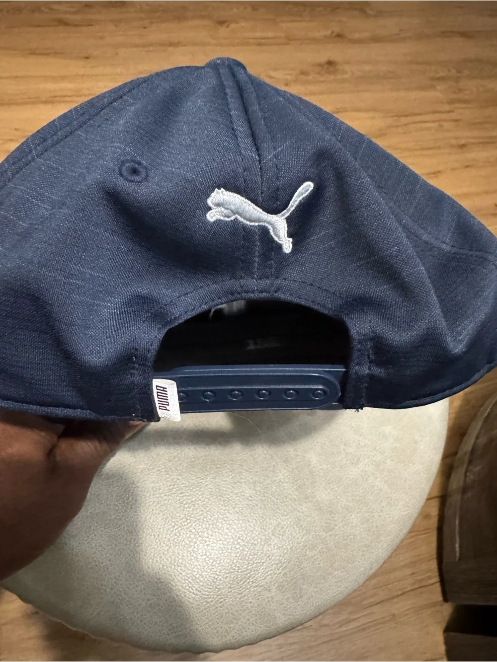 Puma Kids Navy Blue Cap with White P Patch